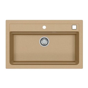 ALVEUS 1140445 - Gootsteen ATROX 79x50 cm graniet/beige