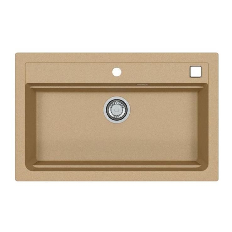 ALVEUS 1140445 - Gootsteen ATROX 79x50 cm graniet/beige