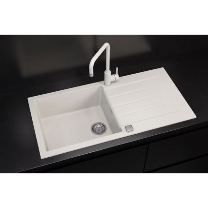 ALVEUS 1140594 - Gootsteen CADIT 100x50 cm graniet/wit