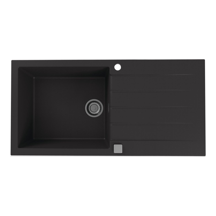 ALVEUS 1140598 - Gootsteen CADIT 100x50 cm graniet/zwart