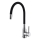 ALVEUS 1144427 - Kraan voor gootsteen met flexibele arm MINTAS 34 cm messing/glanzend chroom/zwart