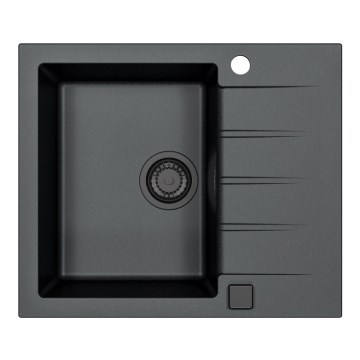 ALVEUS 1148158 - Gootsteen CADIT 59x50 cm graniet/zwart
