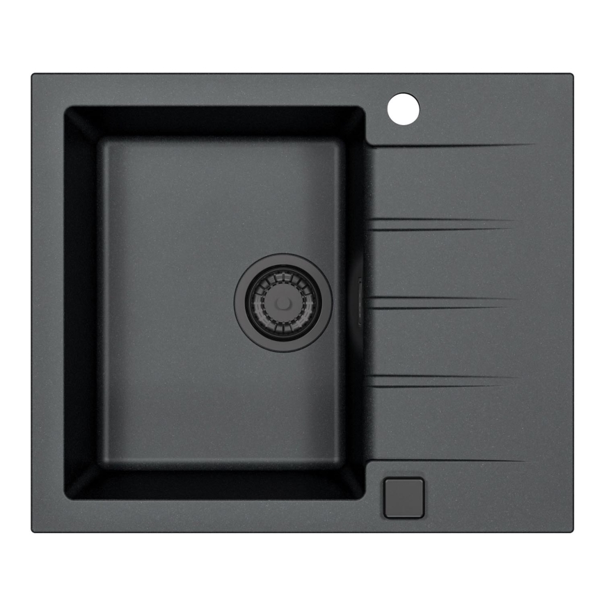 ALVEUS 1148158 - Gootsteen CADIT 59x50 cm graniet/zwart