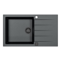 ALVEUS 1148160 - Gootsteen CADIT 86x50 cm graniet/zwart