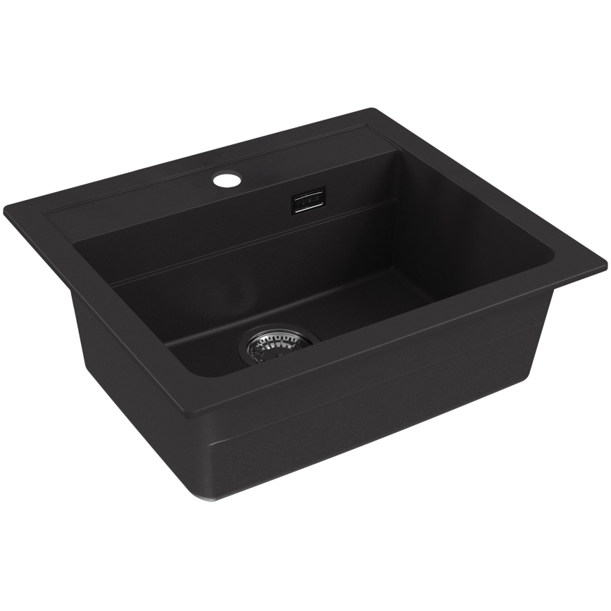 ALVEUS 1148162 - Gootsteen ATROX 59x50 cm graniet/zwart