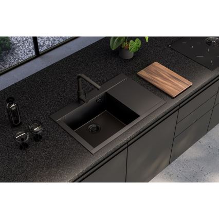 ALVEUS 1149305 - Keukenspoelbak PURE 79x51,5 cm graniet/zwart