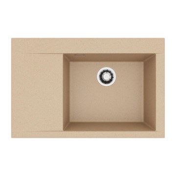 ALVEUS 1149501 - Keukenspoelbak PURE 79x51,5 cm granietcomposiet/bruin