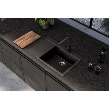 ALVEUS 1149503 - Keukenspoelbak PURE 79 x 51,5 cm graniet/zwart