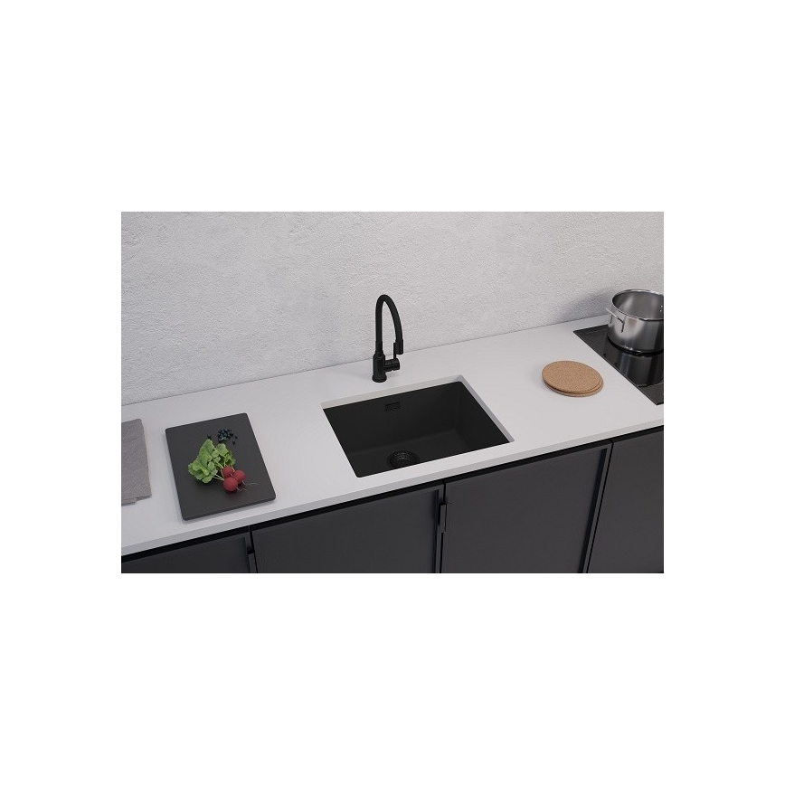 ALVEUS 1150057 - Gootsteen OMNI 55x45 cm graniet/zwart
