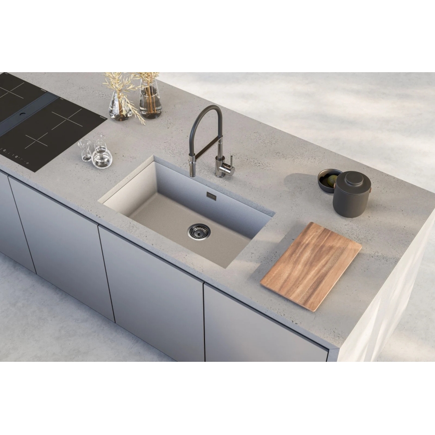 ALVEUS 1150058 - Gootsteen OMNI 75x45 cm graniet/wit