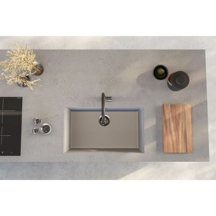 ALVEUS 1150058 - Gootsteen OMNI 75x45 cm graniet/wit