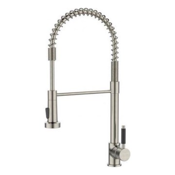 ALVEUS 1150886 - Keukenkraan met flexibel uitloop en sproeikop URBAN 47,1 cm satin