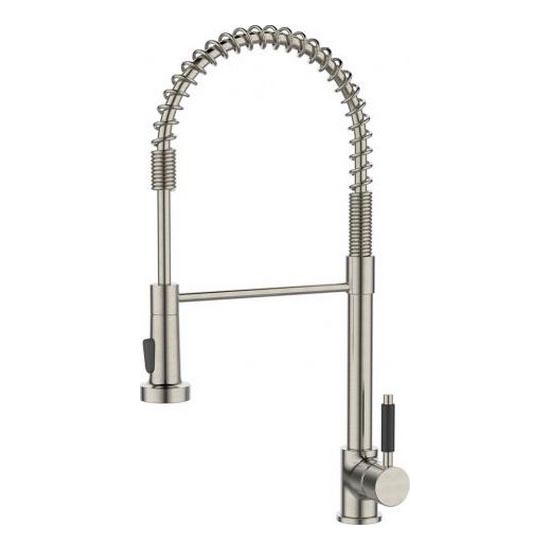 ALVEUS 1150886 - Kraan voor gootsteen met flexibele arm met sproeier URBAN 47,1 cm roestvrij
