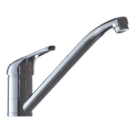 ALVEUS SETA259 - Keukenwasbak BASIC 78x43,5 cm + RIVIERA kraan 14,8 cm satijn/glanzend chroom