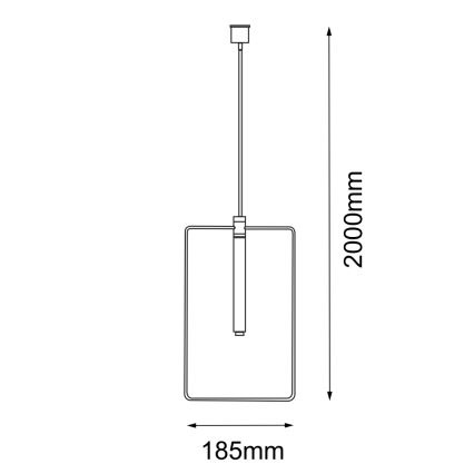 Amplex - Hanglamp aan een koord 1xG9/10W/230V