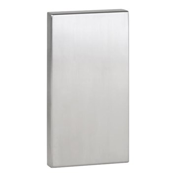 Ankerplaat 12x22,5 cm RVS/grijs