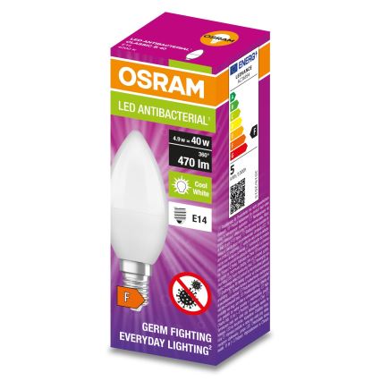 Antibacteriële LED Lamp B40 E14/4,9W/230V 4000K - Osram