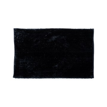 Antislip badmat CHENILLE 50x80 cm zwart