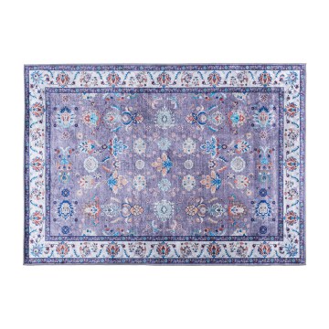 Antislip oosters vloerkleed PRINT SHINE 160x230 cm blauw