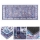 Antislip oosters vloerkleed PRINT SHINE 70x140 cm blauw