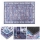 Antislip oriëntaals vloerkleed PRINT SHINE 120x170 cm, blauw