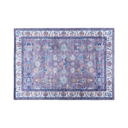 Antislip oriëntaals vloerkleed PRINT SHINE 120x170 cm, blauw