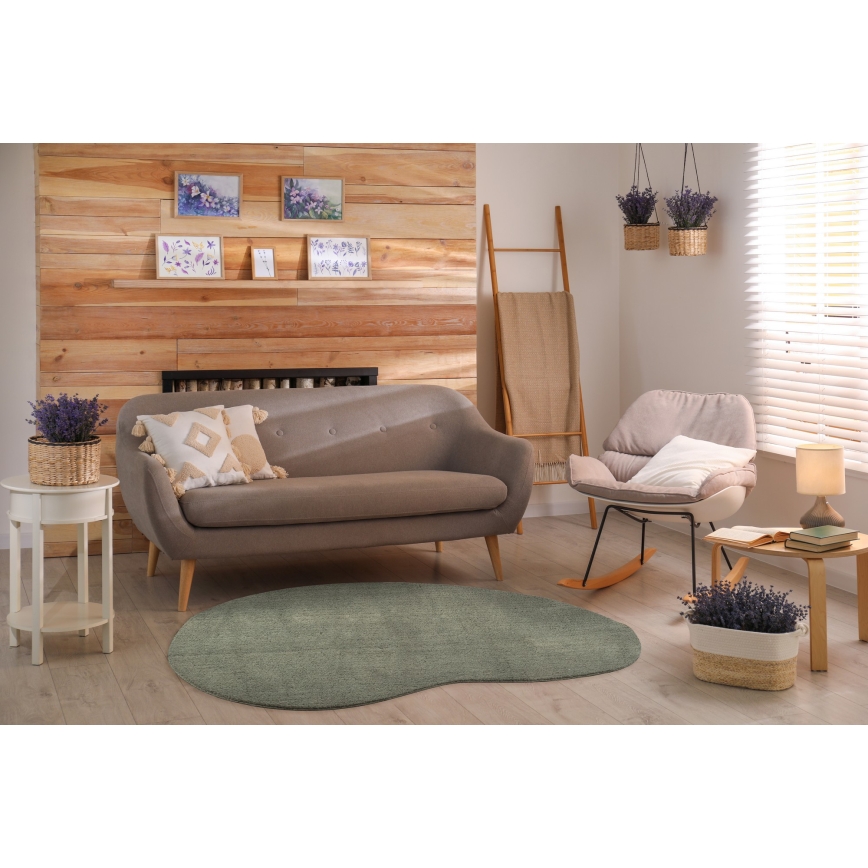 Antislip vloerkleed LOREN 160x230 cm donkergroen