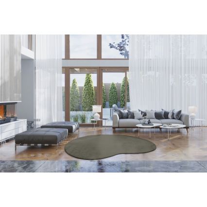 Antislip vloerkleed LOREN 160x230 cm donkergroen