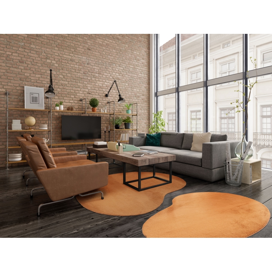 Antislip vloerkleed LOREN 160x230 cm oranje