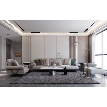 Antislip vloerkleed MODENA NEW 120x160 cm antraciet