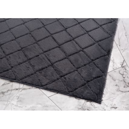 Antislip vloerkleed MODENA NEW 120x160 cm antraciet