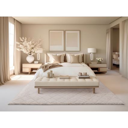 Antislip vloerkleed MODENA NEW 120x160 cm crème