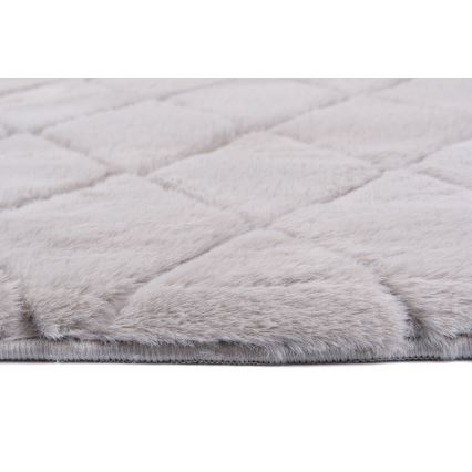Antislip vloerkleed MODENA NEW 120x160 cm lichtgrijs