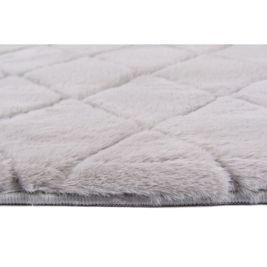 Antislip vloerkleed MODENA NEW 120x160 cm lichtgrijs