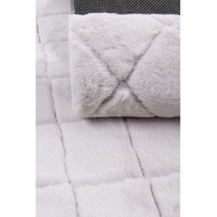 Antislip vloerkleed MODENA NEW 160x220 cm lichtgrijs