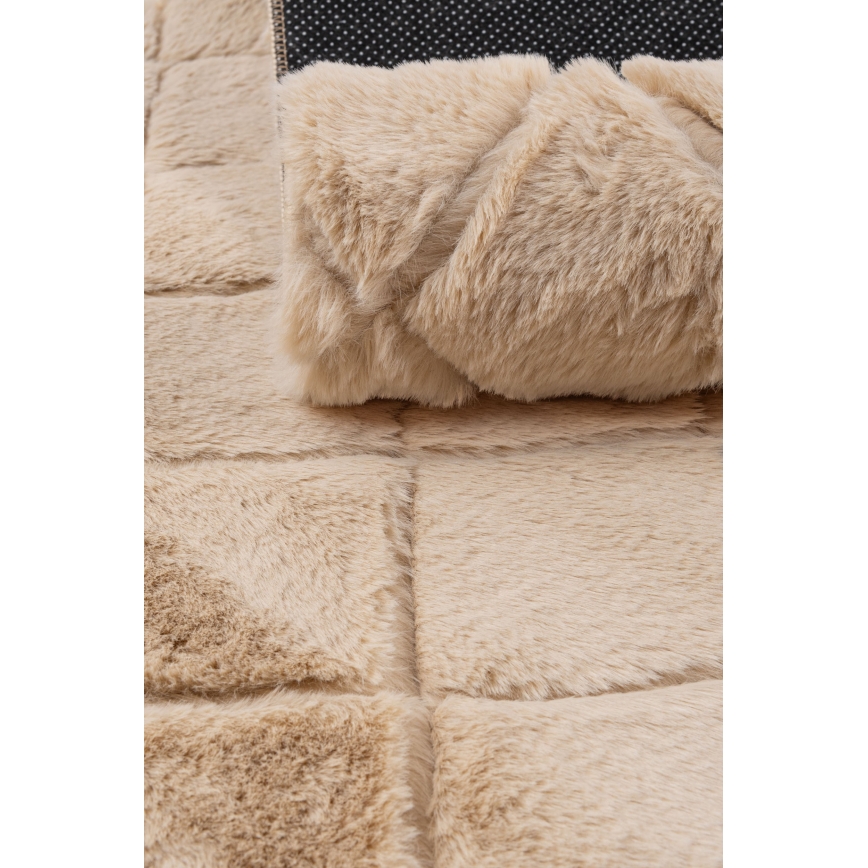 Antislip vloerkleed MODENA NEW 80x140 cm beige