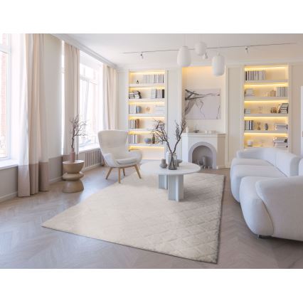 Antislip vloerkleed MODENA NEW 80x140 cm crème
