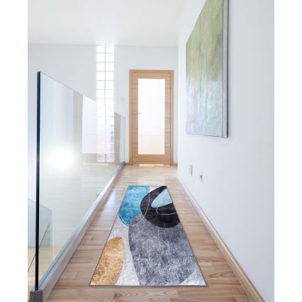 Antislip vloerkleed PRINT SHINE 70x140 cm, kleurrijk