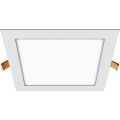 APLED - Hangende LED Badkamer plafond verlichting SQUARE LED/18W/230V IP41 220x220 mm wit