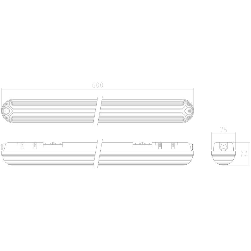 APLED - LED Bevestigde verlichting DUSTER LED/18W/230V IP65 4000K