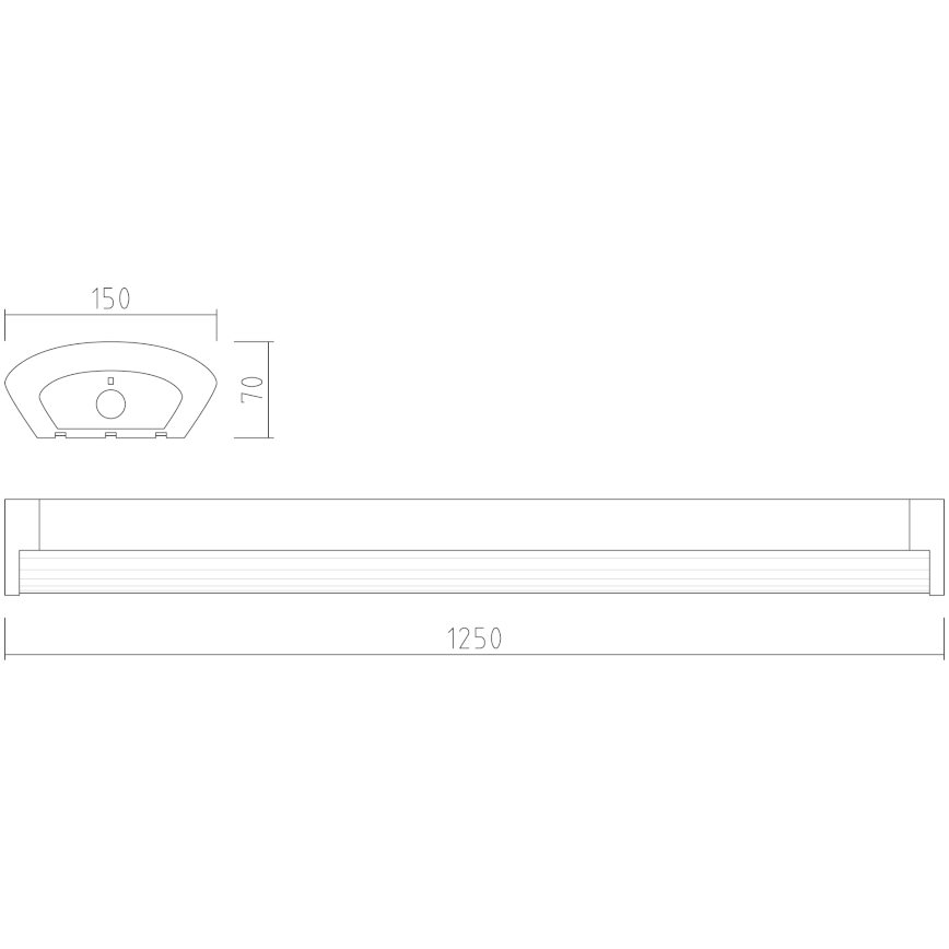 APLED - LED Bevestigde verlichting TROUT LED/36W/230V 4000K