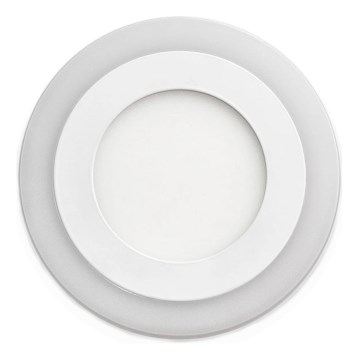 APLED - LED Inbouwbadkamerlamp RONDO DUO LED/4W + LED/12W/230V IP41 3000/4000K Ø 19,5 cm wit