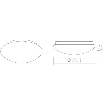 APLED - LED Plafondlamp LENS P TRICOLOR LED/12W/230V IP41 2700 - 6500K 825lm