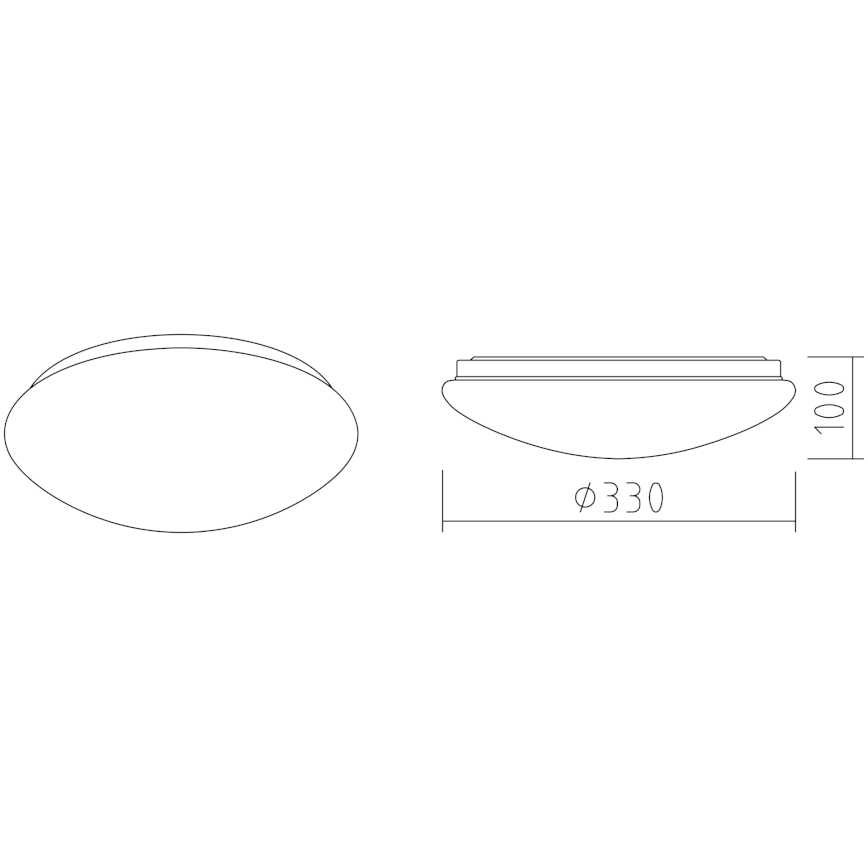 APLED - LED Plafondlamp LENS P TRICOLOR LED/18W/230V IP41 2700 - 6500K 1210lm