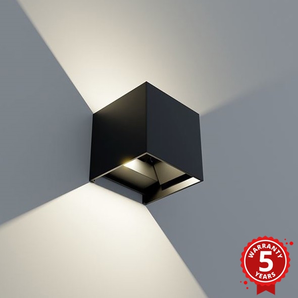 APLED - LED Wandlamp voor buiten CUBE 2xLED/3W/230V IP65