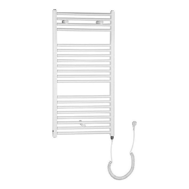 Aqualine - Badkamer elektrisch radiator DIRECT-E 300W/230V 96 cm wit Recht