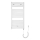 Aqualine - Badkamer elektrisch radiator DIRECT-E 300W/230V 96 cm wit Recht