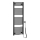 Aqualine - Badkamer elektrisch radiator DIRECT-E 400W/230V 132 cm mat zwart Recht