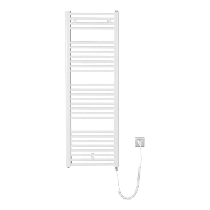 Aqualine - Badkamer elektrisch radiator DIRECT-E 400W/230V 132 cm wit Recht