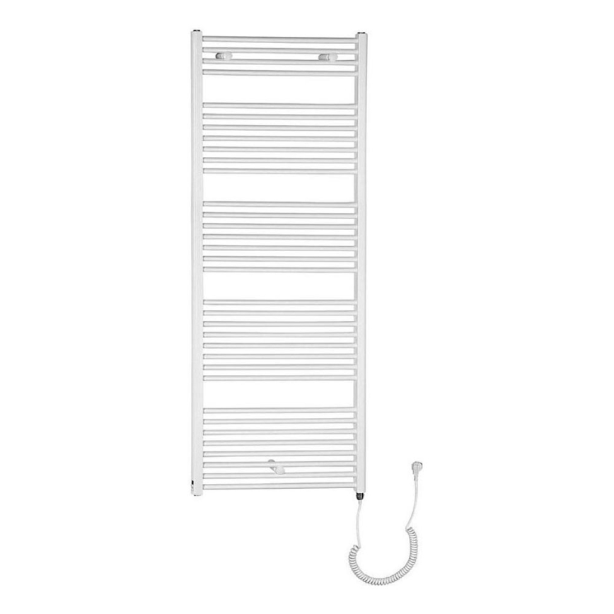 Aqualine - Badkamer elektrisch radiator DIRECT-E 800W/230V 168 cm wit Recht